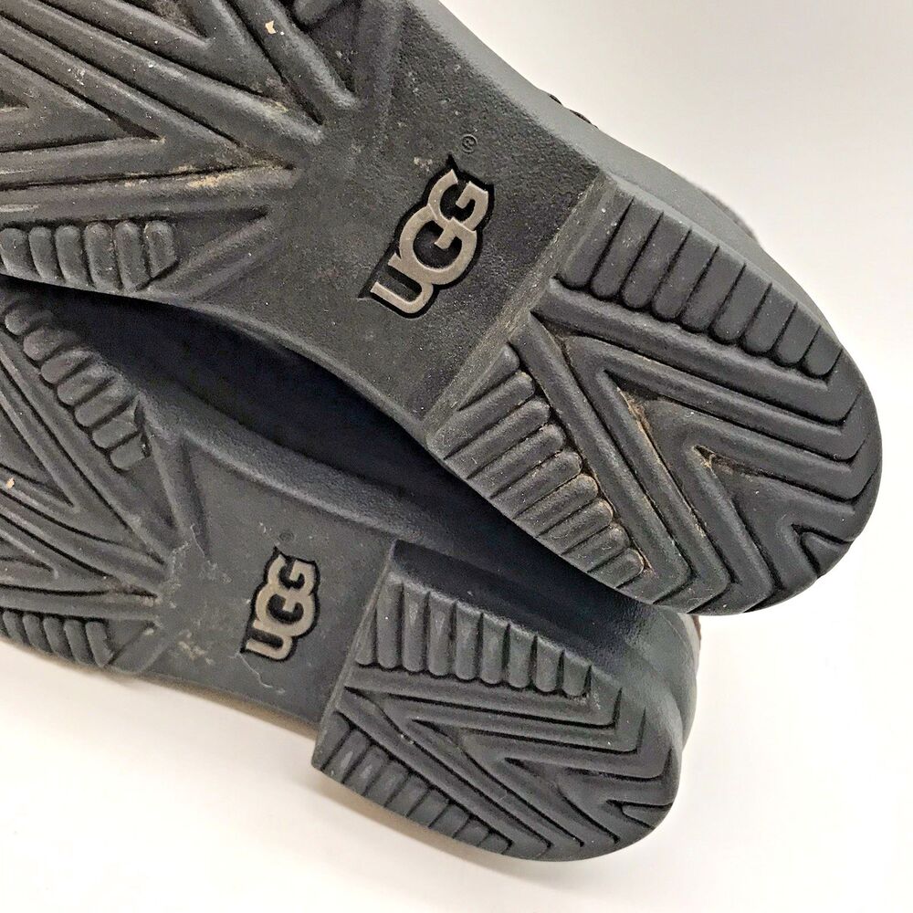 UGG Black and Gray Combat Boots - Picture 12 of 12